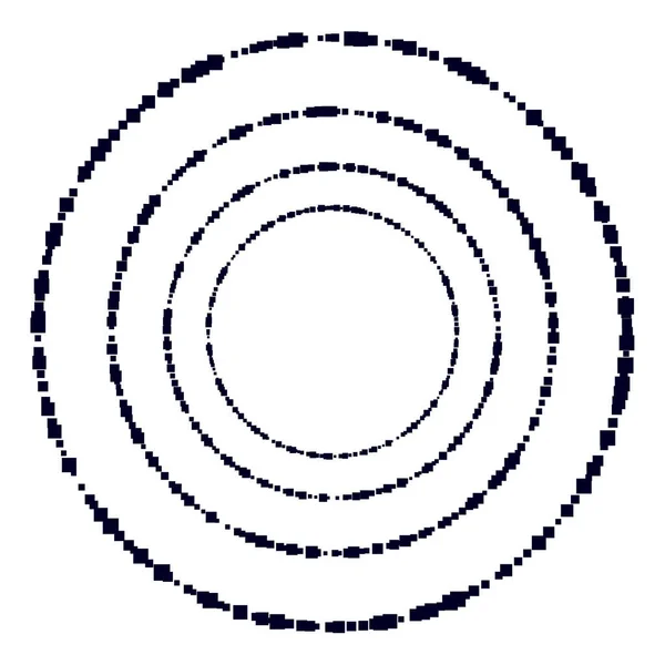 Cercles Aléatoires Élément Formes Dispersées — Image vectorielle