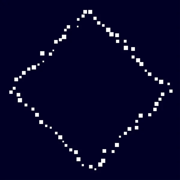 Vierkanten Willekeurige Verspreide Vormen Element — Stockvector