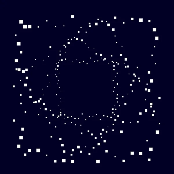 Vierkanten Willekeurige Verspreide Vormen Element — Stockvector
