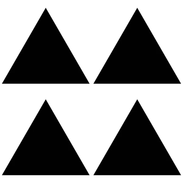 Triângulo Padrão Básico Forma Mosaico Repetível Textura Fundo Ilustração Vetorial —  Vetores de Stock
