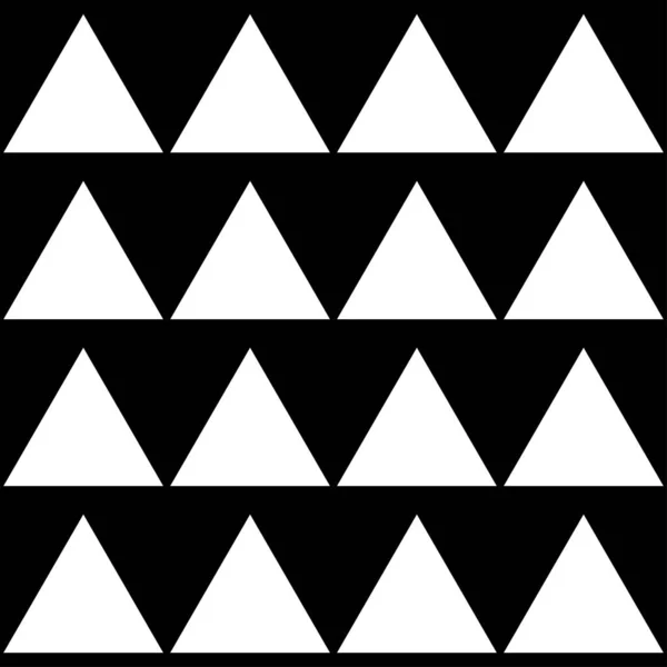 Driehoek Basisvorm Mozaïek Herhaalbaar Patroon Textuur Achtergrond Voorraad Vector Illustratie — Stockvector