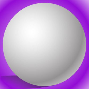 Boncuk, inci 3d küre vektör çizimi