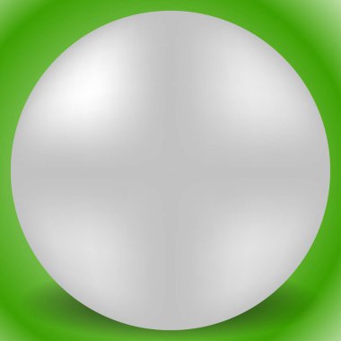 Boncuk, inci 3d küre vektör çizimi
