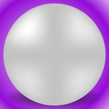 Boncuk, inci 3d küre vektör çizimi