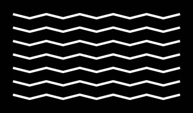 Dalgalı, dalgalı çizgiler, zikzak çizgileri