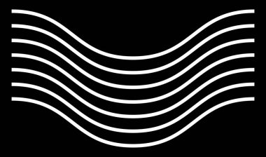 Dalgalı, dalgalı çizgiler, zikzak çizgileri