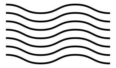 Dalgalı, dalgalı çizgiler, zikzak çizgileri