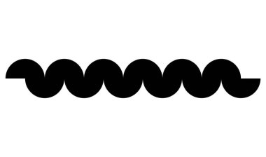 Yatay bölücüler, ayırıcılar vektör çizimi