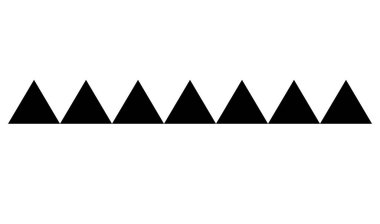 Yatay bölücüler, ayırıcılar vektör çizimi