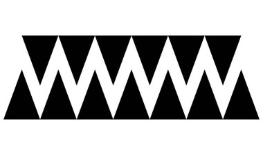 Yatay bölücüler, ayırıcılar vektör çizimi