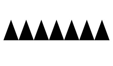 Yatay bölücüler, ayırıcılar vektör çizimi