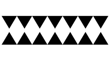 Yatay bölücüler, ayırıcılar vektör çizimi