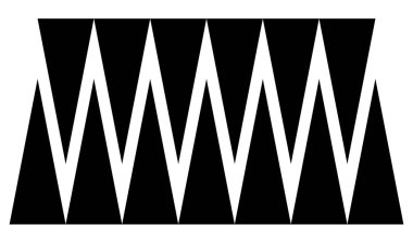 Yatay bölücüler, ayırıcılar vektör çizimi