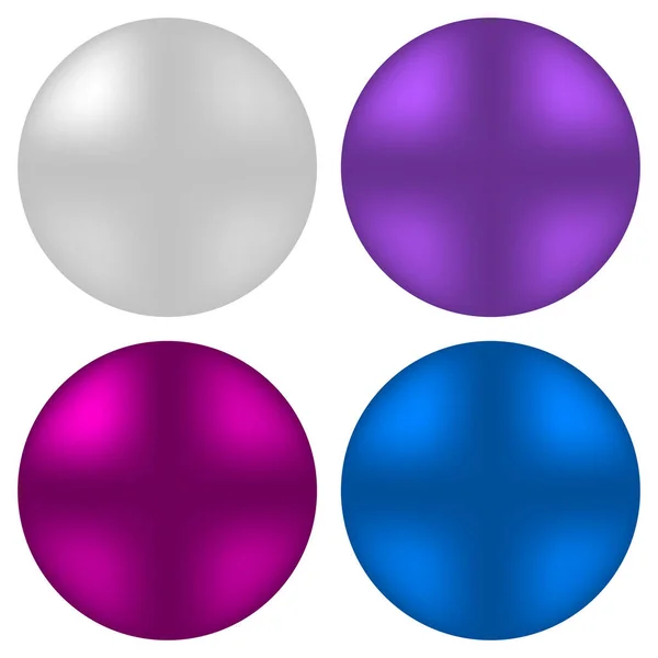 Perle Perle Kugel Vektor Illustration — Stockvektor