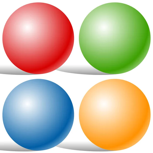 Perle Perle Illustration Vectorielle Sphère — Image vectorielle
