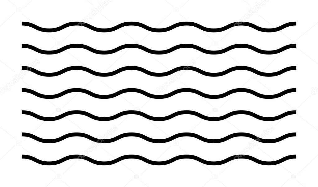 Wavy, waving lines, zig-zag stripes