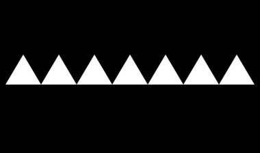 Yatay bölücüler, ayırıcılar vektör çizimi