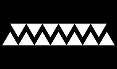 Yatay bölücüler, ayırıcılar vektör çizimi