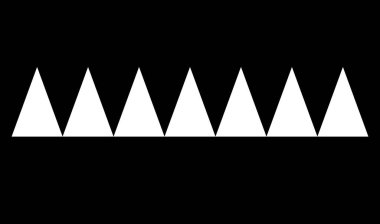 Yatay bölücüler, ayırıcılar vektör çizimi