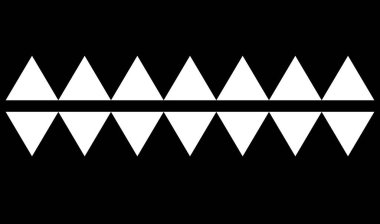 Yatay bölücüler, ayırıcılar vektör çizimi