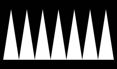 Yatay bölücüler, ayırıcılar vektör çizimi