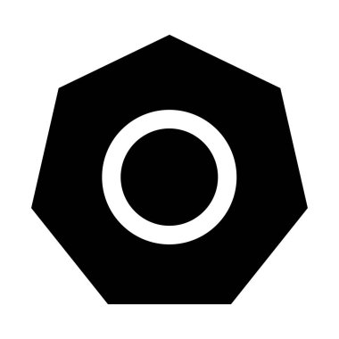 Genel geometrik simge ve sembol. Stock vektör illüstrasyonu, klip- art grafikleri