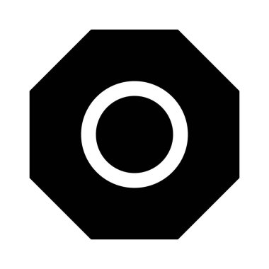 Genel geometrik simge ve sembol. Stock vektör illüstrasyonu, klip- art grafikleri