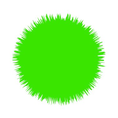 Soyut radyal, geometrik vektör tasarım elemanı. Şekilsel olmayan dairesel dekorasyon ögesi