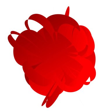 Soyut rastgele geometrik şekil. Figüratif olmayan, figüratif olmayan sanatsal çizimler