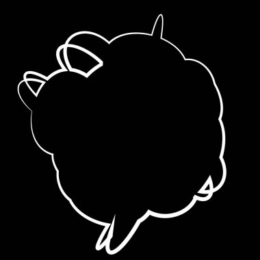 Soyut rastgele geometrik şekil. Figüratif olmayan, figüratif olmayan sanatsal çizimler