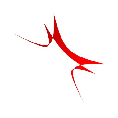 Soyut rastgele geometrik şekil. Figüratif olmayan, figüratif olmayan sanatsal çizimler