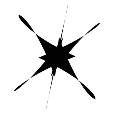 Soyut rastgele geometrik şekil. Figüratif olmayan, figüratif olmayan sanatsal çizimler