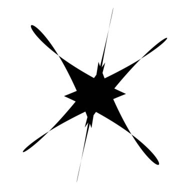 Soyut rastgele geometrik şekil. Figüratif olmayan, figüratif olmayan sanatsal çizimler