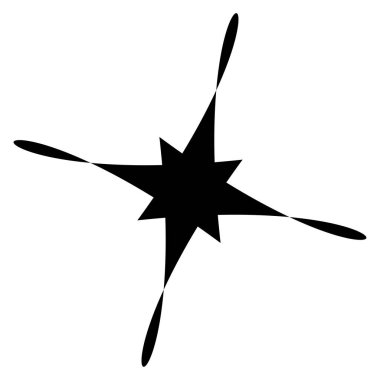 Soyut rastgele geometrik şekil. Figüratif olmayan, figüratif olmayan sanatsal çizimler