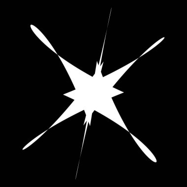 Soyut rastgele geometrik şekil. Figüratif olmayan, figüratif olmayan sanatsal çizimler