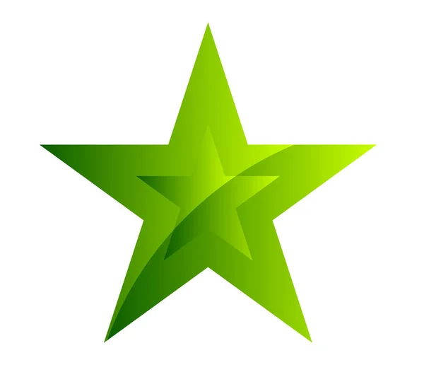 Forma Estrela Ilustração Vetorial Elemento Ícone Estrela —  Vetores de Stock