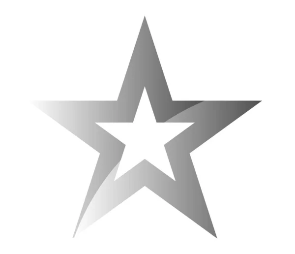 Star Form Stjärna Ikon Element Vektor Illustration — Stock vektor
