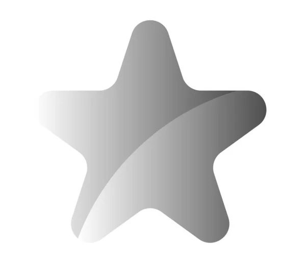 Star Form Stjärna Ikon Element Vektor Illustration — Stock vektor
