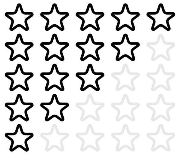 Forme Étoile Illustration Vectorielle Élément Icône Étoile — Image vectorielle