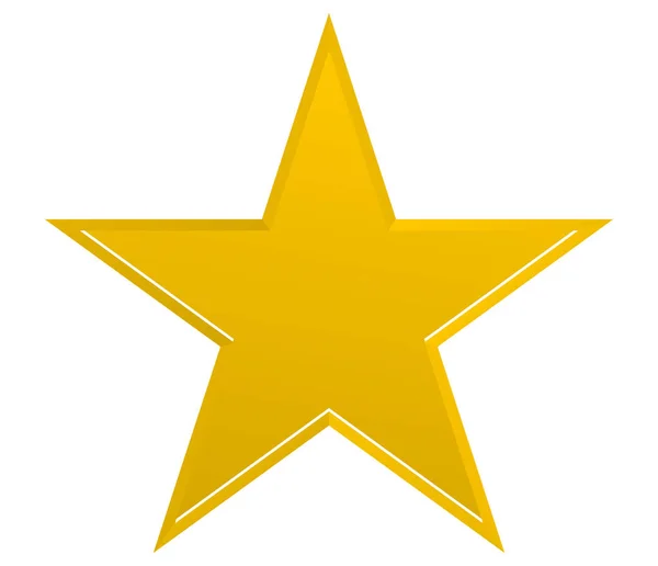 Forma Estrela Ilustração Vetorial Elemento Ícone Estrela — Vetor de Stock