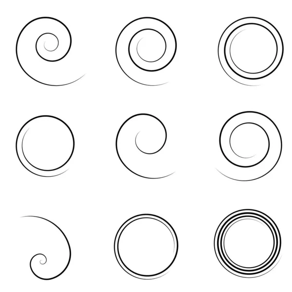 径向几何矢量设计单元 非形象化圆形装饰元素 — 图库矢量图片