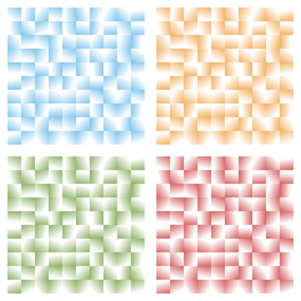 Checkered Tiles Squares Seamless Background Pattern — Stock Vector