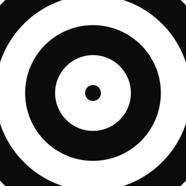 Eşmerkezli radyal daireler, halka tasarım ögesi simgesi