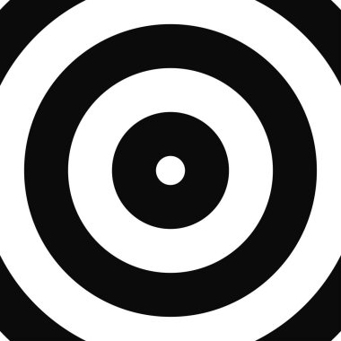 Eşmerkezli radyal daireler, halka tasarım ögesi simgesi