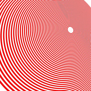 Eşmerkezli radyal daireler, halka tasarım ögesi simgesi