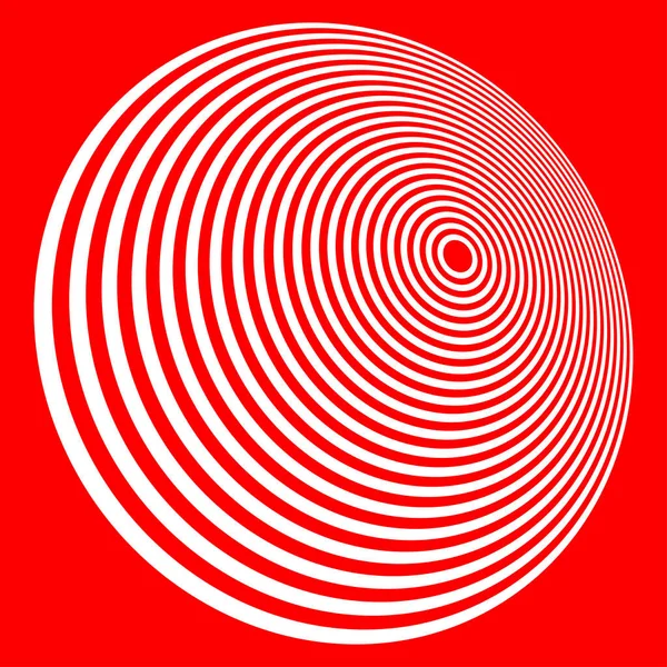 Eşmerkezli dairesel daireler, halka tasarımı element simgesi. Stock vektör illüstrasyonu, klip- art grafikleri