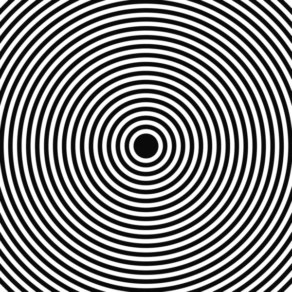 Cercles Radiaux Concentriques Anneaux Icône Élément Conception — Image vectorielle