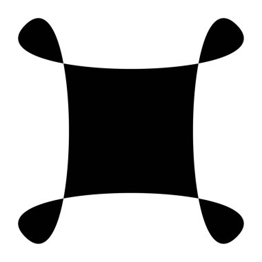 Soyut geometrik sembol, ikon vektör grafikleri, illüstrasyon. Stock vektör illüstrasyonu, klip- art grafikleri