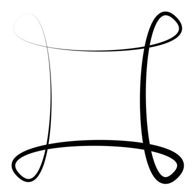 Soyut geometrik sembol, ikon vektör grafikleri, illüstrasyon. Stock vektör illüstrasyonu, klip- art grafikleri