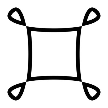 Soyut geometrik sembol, ikon vektör grafikleri, illüstrasyon. Stock vektör illüstrasyonu, klip- art grafikleri